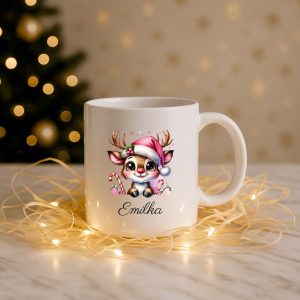 Kubek RENIFER dla dziewczynki