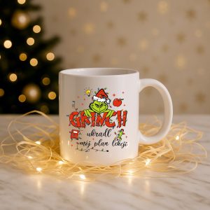 Kubek "Grinch ukradł mój plan lekcji" + IMIĘ